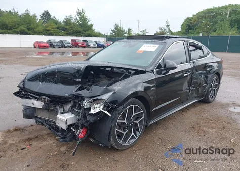 2023 Hyundai Sonata N Line from USA, damaged, VIN KMHL14JC6PA252538